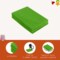 FabricLA Acrylic Felt Sheets for Crafts - Precut 9" X 12" Inches (20 cm X 30 cm) Felt Squares - Use Felt Fabric Craft Sheets for DIY, Costume, and Decoration | Lime - 6 Pieces